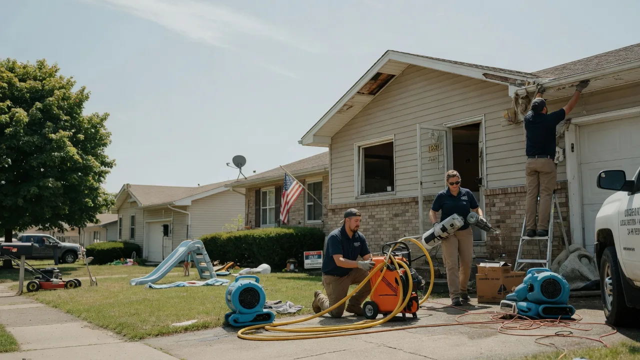 Water Damage Restoration in Minier, IL near me